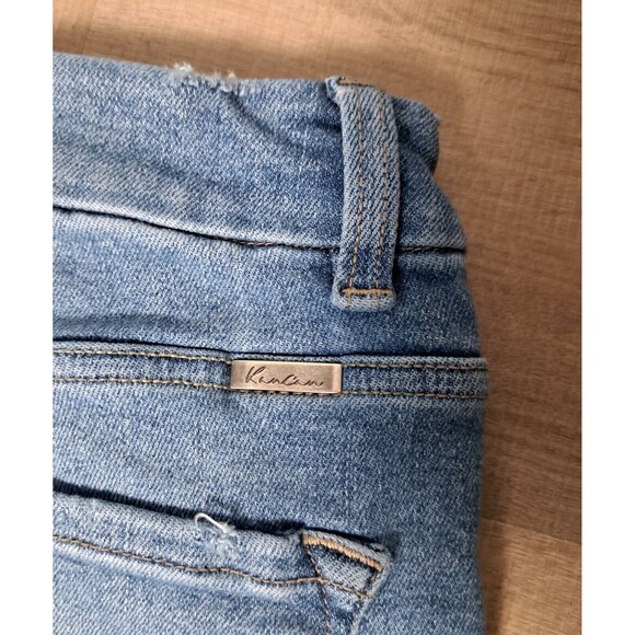 KanCan Womens Dempsey High Rise Ankle Skinny Jeans Button Fly Distressed Size 28 - Picture 8 of 11